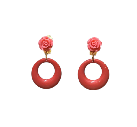 Aro pequeno flamenco niña rosa v2