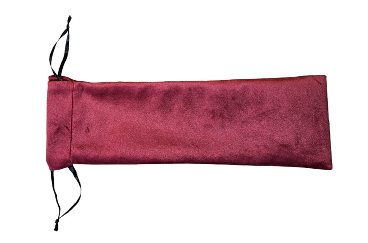 Porta abanicos mediano burdeo f1