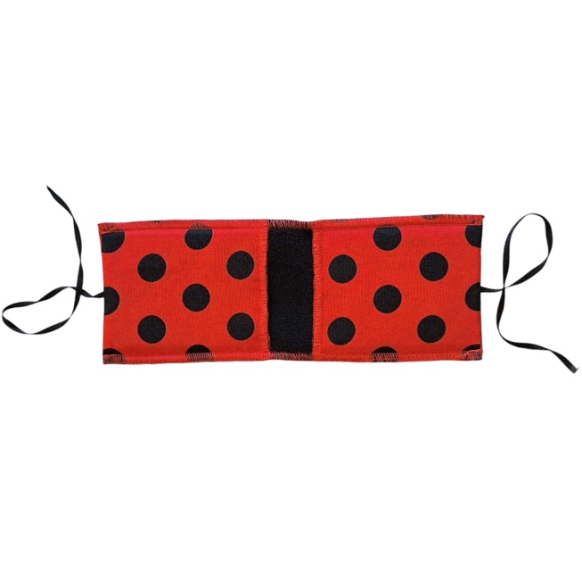 AF19A Porta castanuelas rojo lunar negro Chile abierto v2