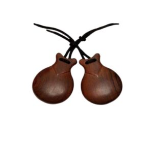 z) Castañuelas Madera Palo Santo - Mediana
