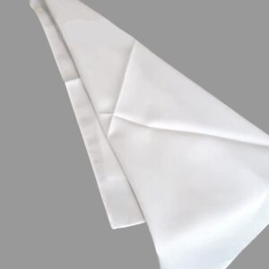 3) Pañuelo de cueca bystrech blanco 45×45 cm