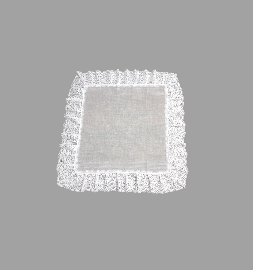 Panuelo cueca Chile con encaje f1