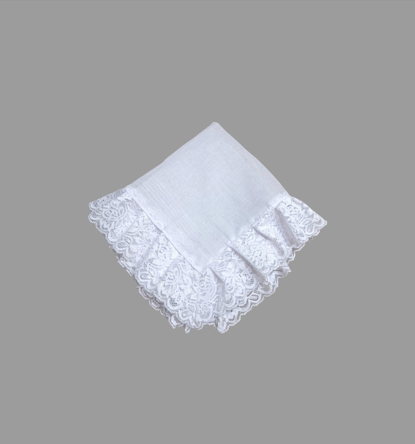 Panuelo cueca Chile con encaje f3