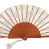 AI202 Abanico Peral encaje beige