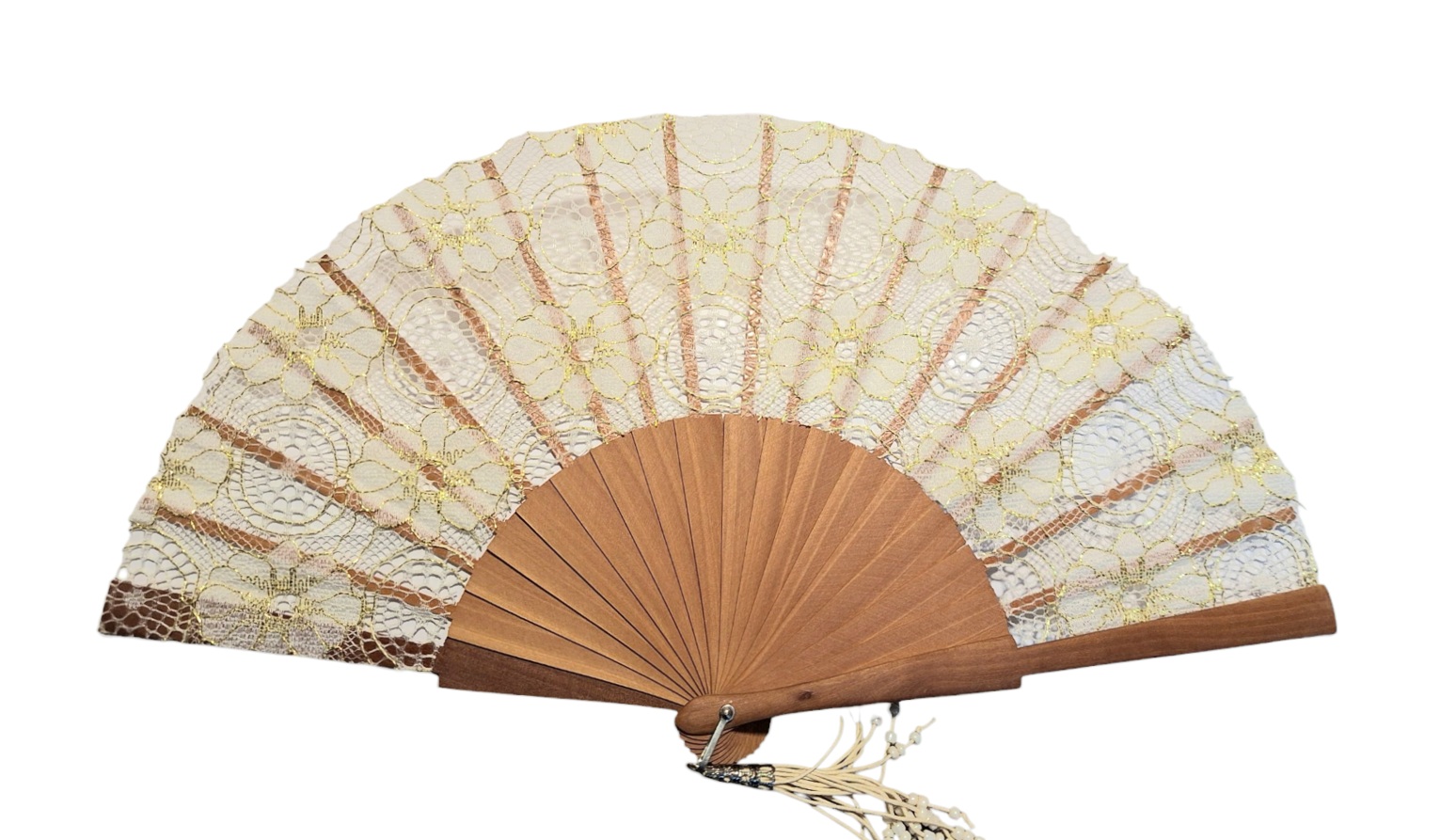 AI202 Abanico Peral encaje beige f3