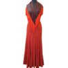 Conjunto falda roja lunares negros f2