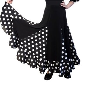 Falda flamenco niña 6 cortes 9-11 años