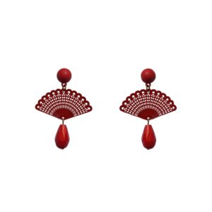 Aro Abanico Gota rojo (5 cm)