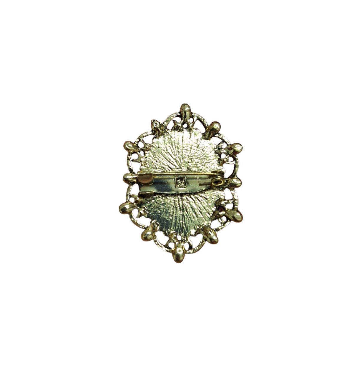 Prendedor broche camafeo negro f2