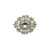Prendedor broche strass ovalado f1