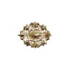 Prendedor broche strass ovalado f2
